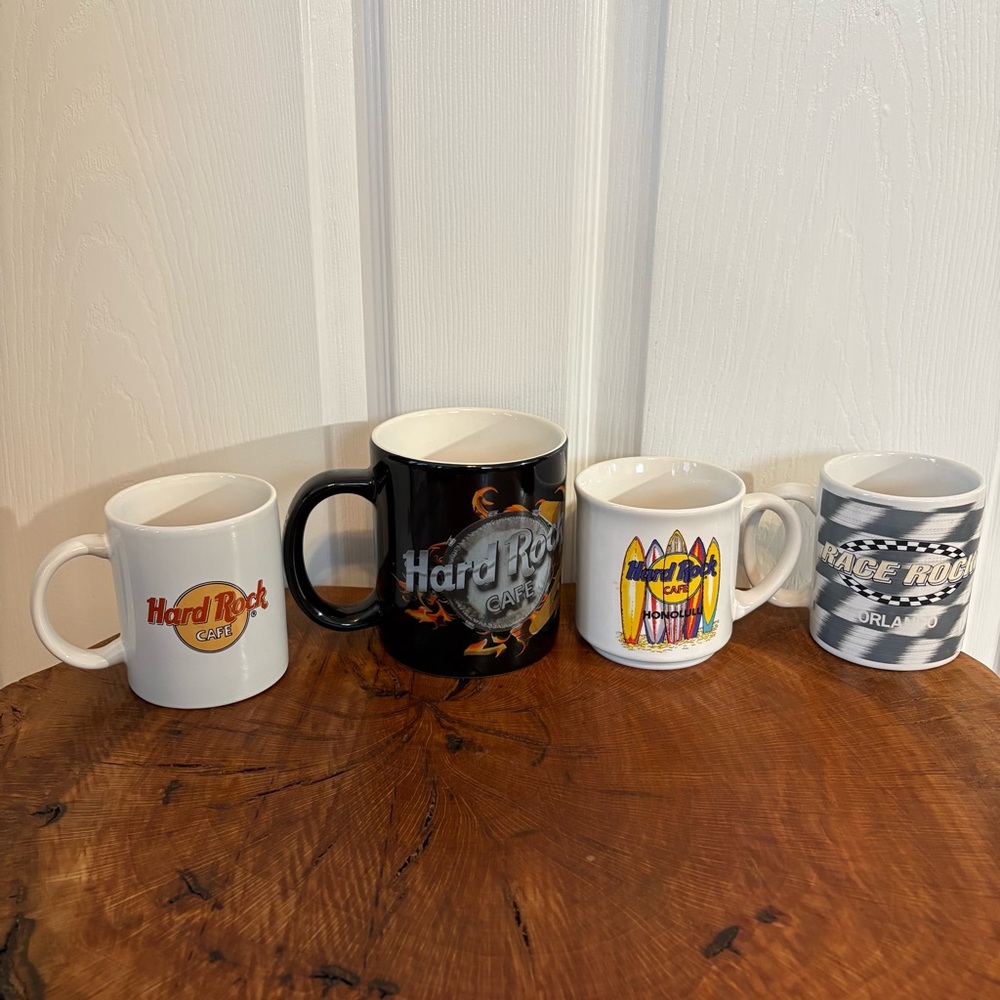 Vintage Hard Rock Cafe Mug Lot